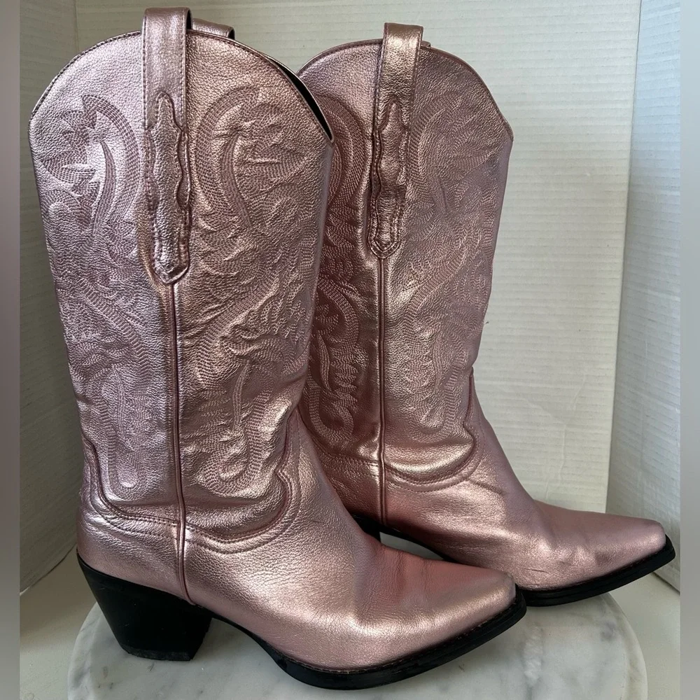 Jeffrey Campbell Dagget Pink Western Boots - Picture 8 of 12